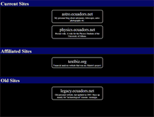 Tablet Screenshot of ecuadors.net